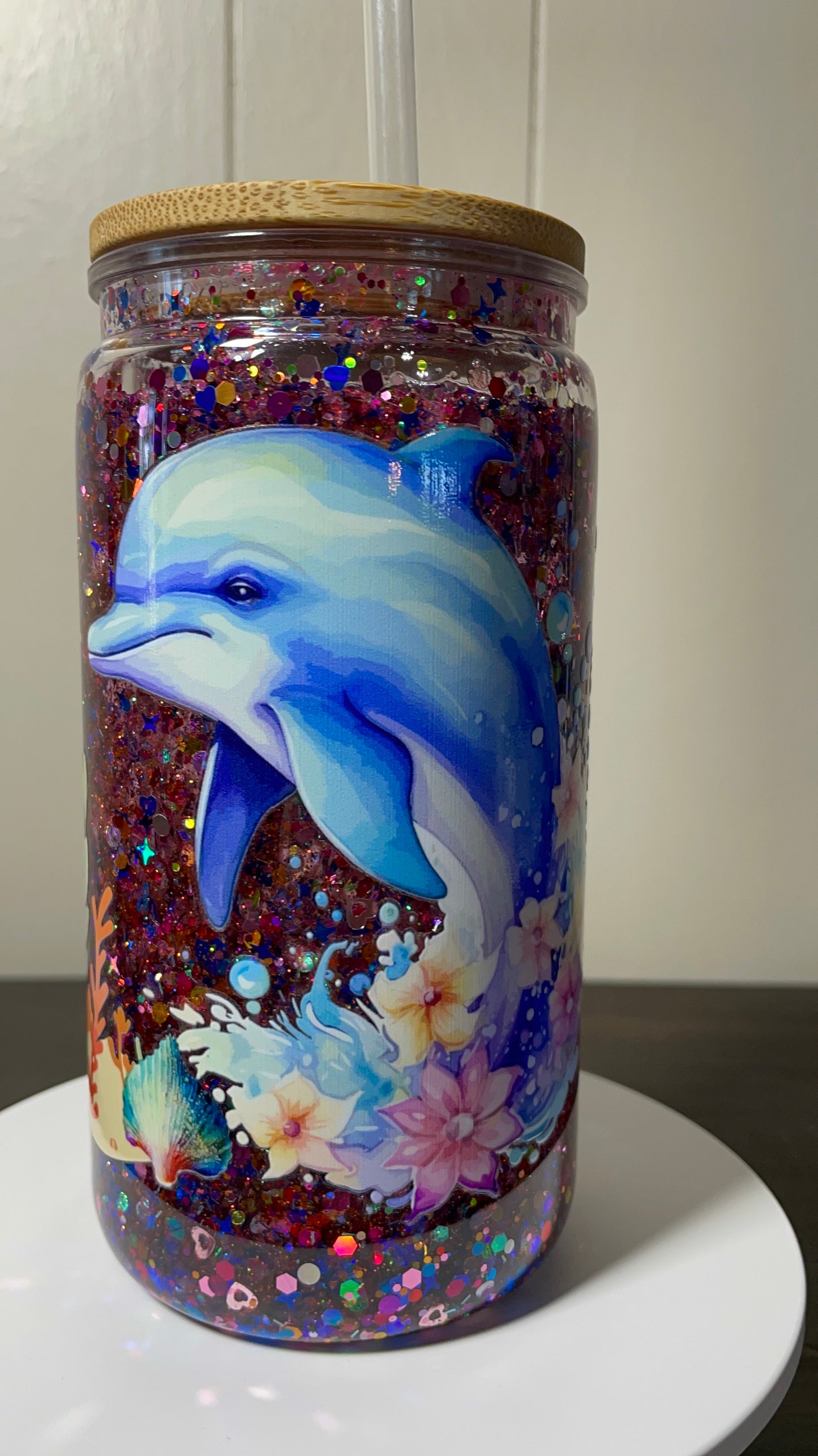 Under The Sea Glitter Tumbler