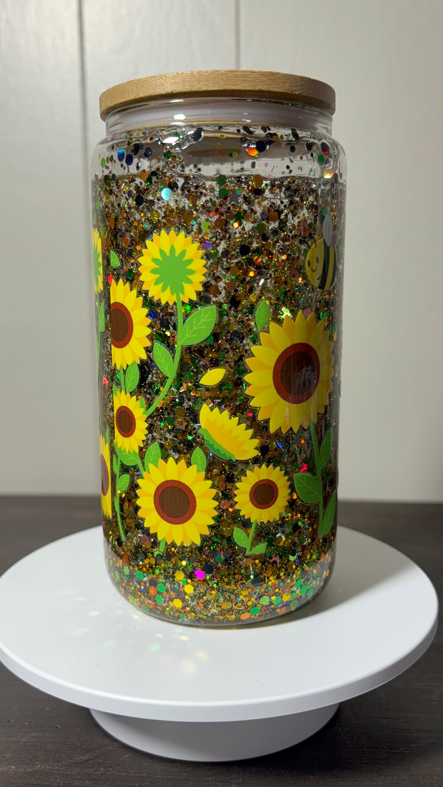 Sunflowers and Bumble Bees Tumbler