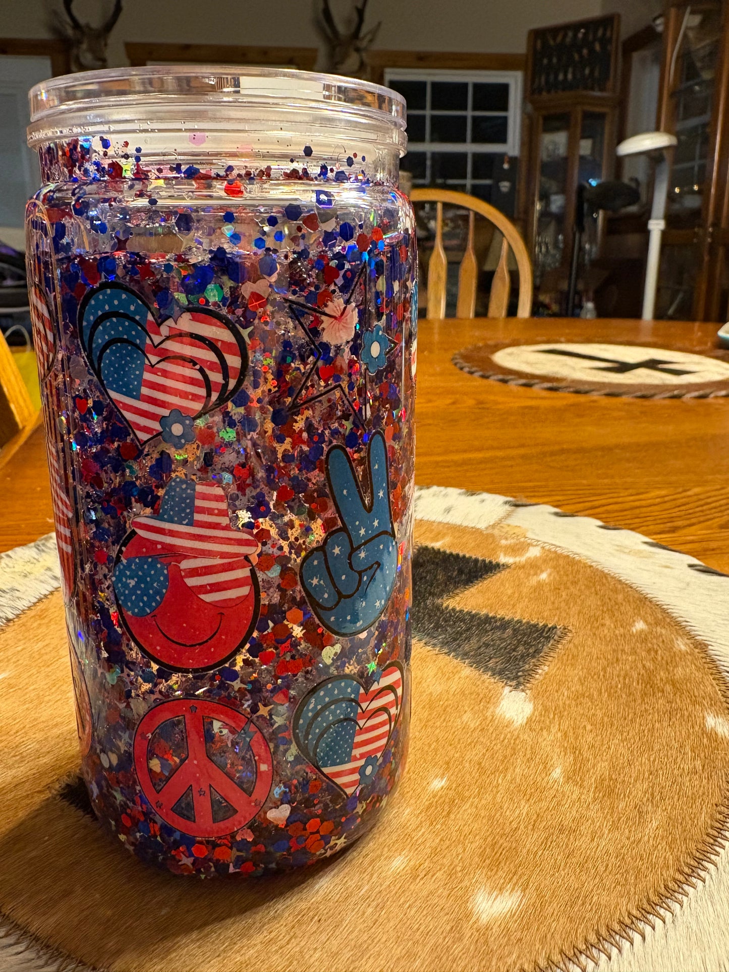 ✨ Stars, Stripes & Sparkle Tumbler ✨