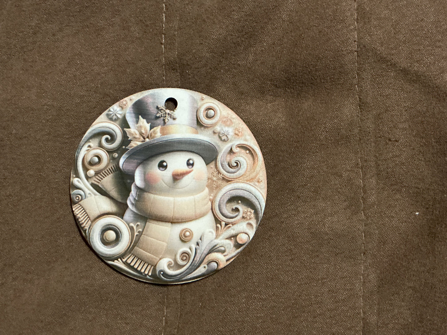 Frosted Whimsy Snowman