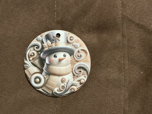 Frosted Whimsy Snowman