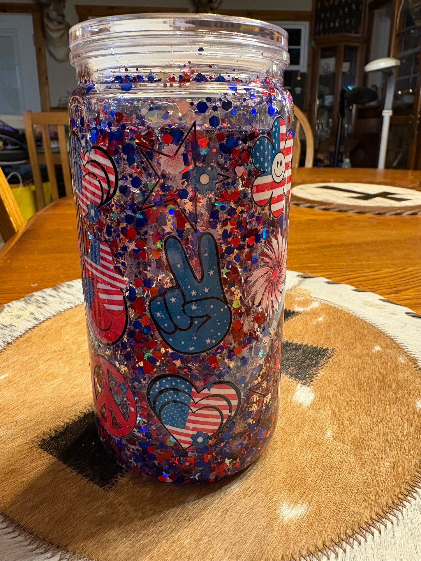 ✨ Stars, Stripes & Sparkle Tumbler ✨